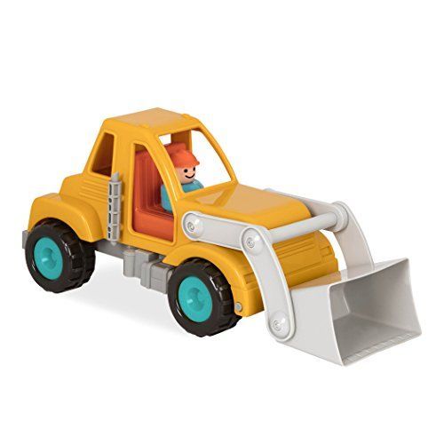 Battat Front End Loader Truck With Working Movable Parts And Driver - Toy Trucks For Toddlers 18m