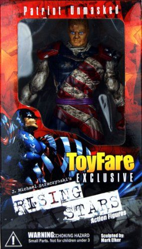 Palisades Toys Rising Stars Patriot Unmasked Exclusive Action Figure