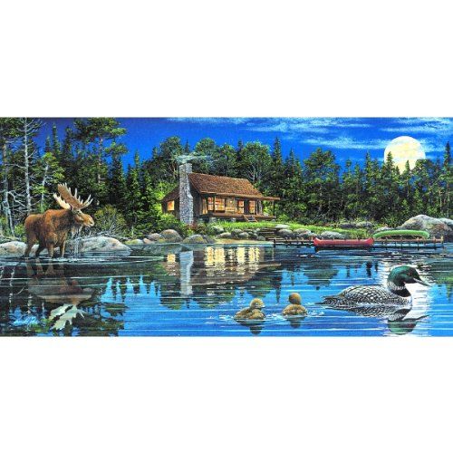 SunsOut Reflections on Loon Landing 1000 Piece Jigsaw Puzzle