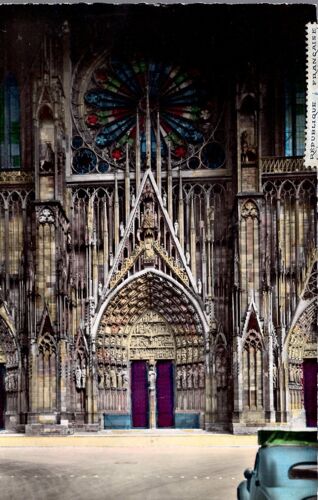 Carte Postale De Strasbourg (Bas-Rhin) La Cathédrale : Porche Central (Réf.16)