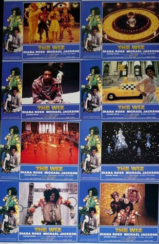 The Wiz : Jeux A+B De 16 Photos D'exploitation Cinématographique - Format 23x30 Cm - De Sidney Lumet Avec Diana Ross, Michael Jackson, Nipsey Russell, Ted Ross, Mabel King, Richard Pryor - 1978