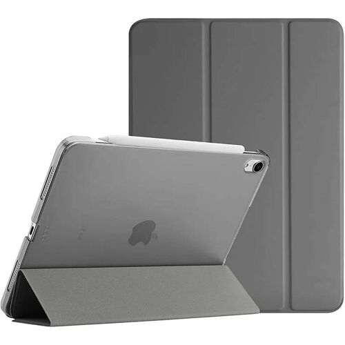 Housse universelle tablette tactile,Coque pour iPad Air 11 pouces M3(2025/2024), coque arrière rigide avec support mince,gris