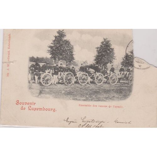 Les Canons Du Luxembourg 1907