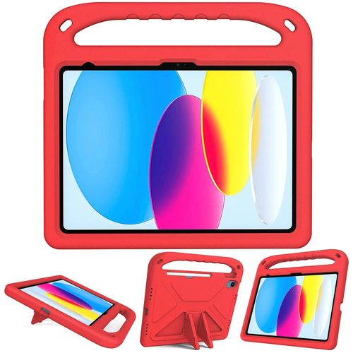 Housse De Tablette Eva Pour Nouvel Ipad 11e Génération A16 10e 9 8 7e 10.2 Pro 11 Air 11 13 M3 2025 Mini 7 6 5 4 3,Étui Antichoc Pour Enfants.Rouge.10.2 7th 8th 9th Gen