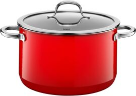 Jexnovashop-Cocotte Marmite À Viande 24 Cm Rouge