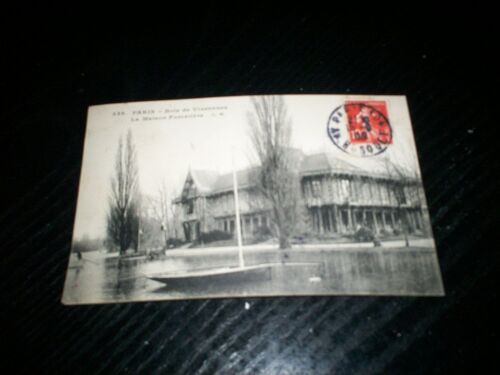 Carte Postale Ancienne Paris Bois De Vincennes La Maison Forestière