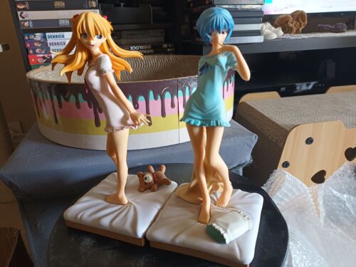 Figurine Evangelion Ex Figure Ayanami Rei Et Asuka Langley Pure Baby Pajama Ver.