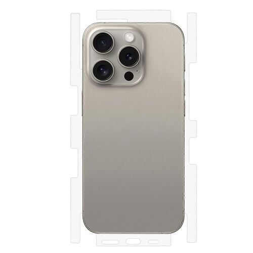 Pour Iphone 15 Pro Protecteur D¿Écran Arrière Tpu Doux Ultra Clair Téléphone Portable Couverture Arrière Film