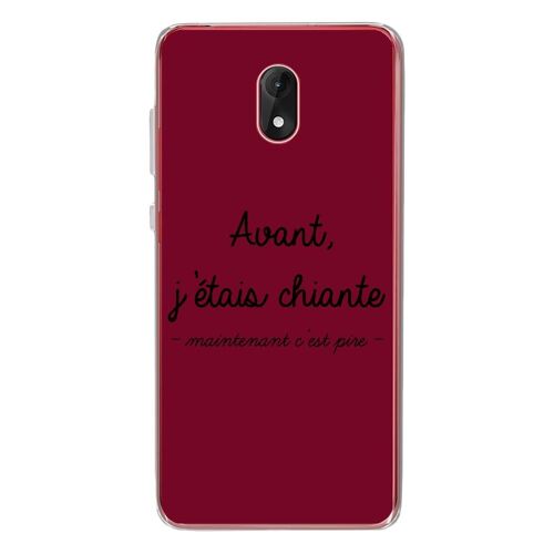 Coque Souple Pour Wiko Lenny 5 Avec Impression Motifs Avant, J'étais Chiante Bo