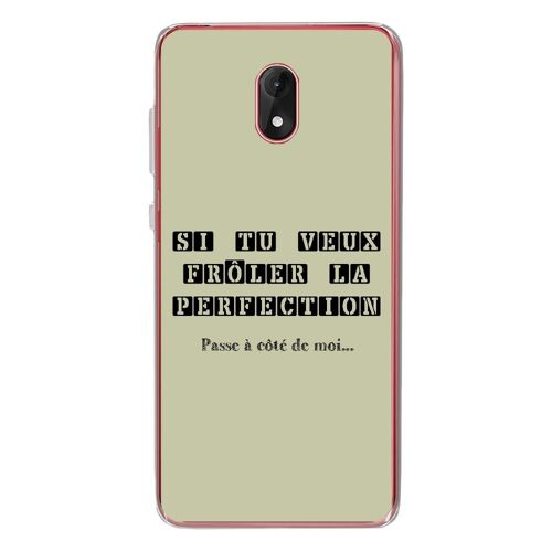 Coque souple pour Wiko Lenny 5 avec impression Motifs frôler la perfection vert