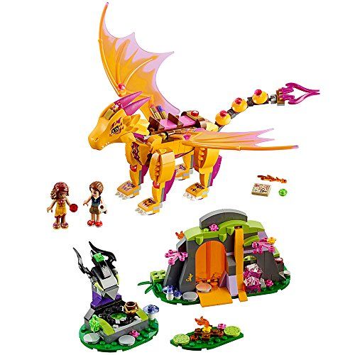 LEGO Elves Fire Dragons Lava Cave 41175 Creative Play Toy for 8- to 12-Year-Olds