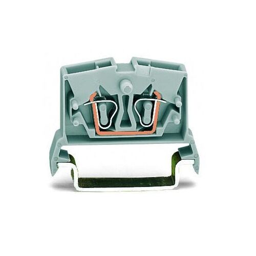 Wago 264-711 Mini-borne de passage pour 2 conducteurs; 2,5 mm² - Pour rail 35 x 15 et 35 x 7,5 - CAGE CLAMP®