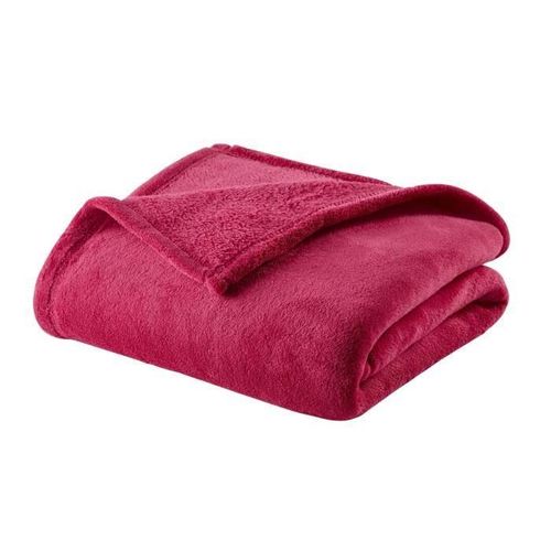 Domiva Couverture Microlon 100x150 Cm Fuchsia - Doux Nid