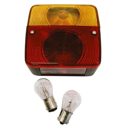 Feu Arriere 4 Fonctions Avec Ampoules 12v 11x10x5cm Carpoint
