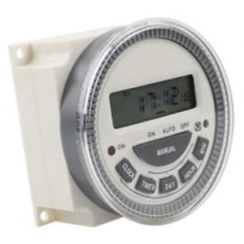 Programmable Minuterie Commutateur Relais Numérique Lcd Puissance Hebdomadaire Cn304a Ac 220v 5 Broches