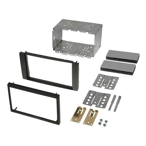 Kit Facade Autoradio Fa153f Pour Ford Fiesta Focus C-Max S-Max Kuga Mondeo Galaxy - Anthracite - 2din - Adnauto