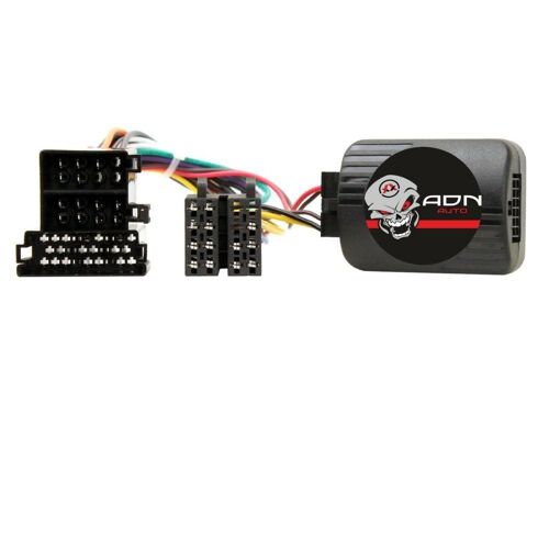 Interface Commande Au Volant Sk1 Compatible Avec Skoda Ap94 Mini-Iso - Sans Lead