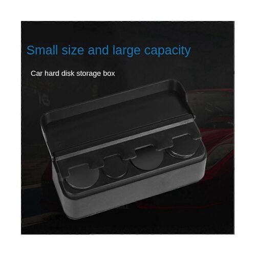 Pack De 2 Voiture Cadeau Porte-Monnaie Noir Voiture Coin Box Voiture Porte-Pièce De Monnaie Décoration Pour Voiture, Camion, Rv Accessoires Intérieurs