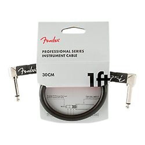 Professional Series Instrument Cable, 30cm, Black