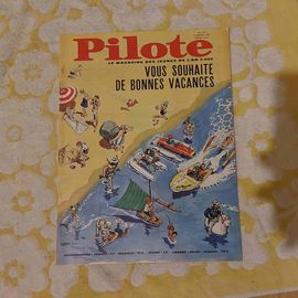 Pilote N° 245-Magazine 6eme Année-2 Juillet 1964-Hebdomadaire-Le Magazine Des Jeunes De L'an 2000-Vacances-Norbert Et Kari-Valentin Le Vagabond-Plan Poster Central:Capitole-Billy Hattaway-Xv De France