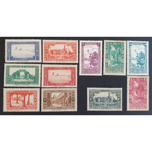 Algérie Neuf Lot De 11 Timbres De 1936-37