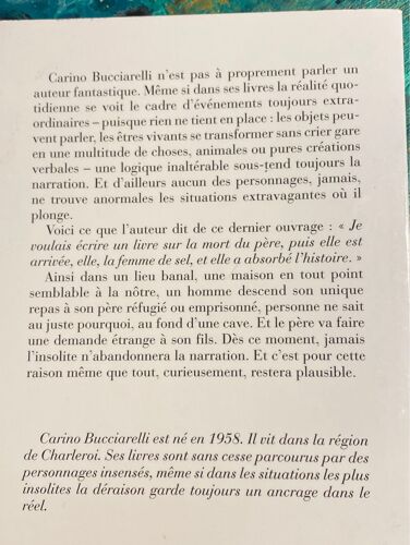 La Femme De Sel - Roman