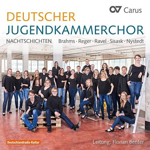 Deutscher Jungendkammerchor : Nachtschichten. Brahms, Reger, Ravel, Sisask, Nystedt