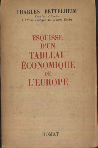 Esquisse D'un Tableau Économique De L'europe