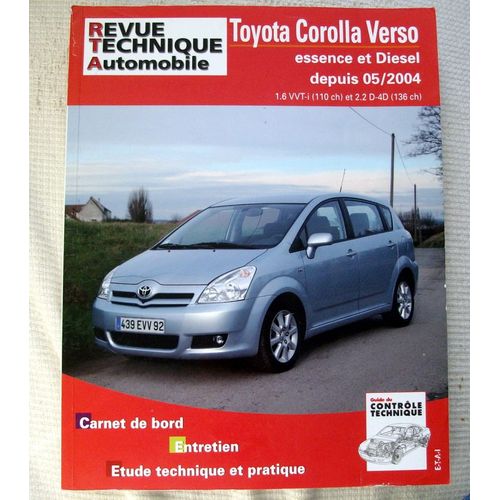 Revue Technique Automobile- Toyota Corolla Verso Essence Et Diesel