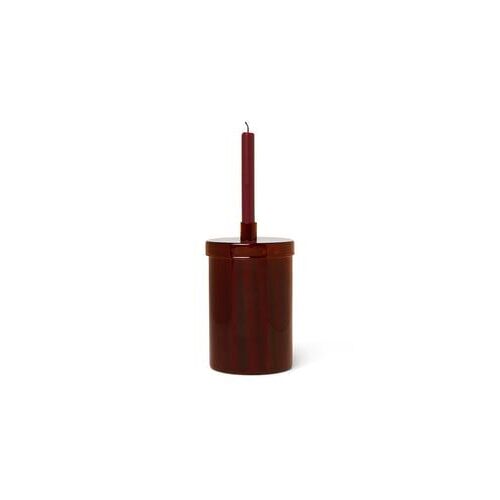 Ferm LIVING - Bougies Count Down to Christmas - rouge foncé - Rouge