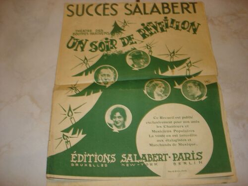 Succès Salabert, Un Soir De Réveillon