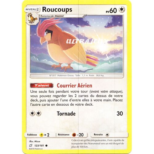 Pokémon - 123/181 - Sl9 - Soleil Et Lune - Duo De Choc - Roucoups - Commune