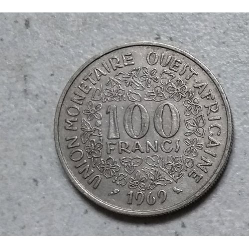 100 Francs Ouest Afrique 1969
