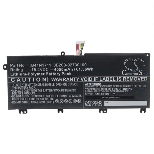 vhbw Batterie compatible avec Asus 765GM-EV189T, 765GM-EW005T, 765GM-EW018T, 765GM-EW032T ordinateur portable Notebook (4050mAh, 15,2V, Li-polymère)