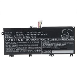 vhbw Batterie compatible avec Asus 765GM-EV189T, 765GM-EW005T, 765GM-EW018T, 765GM-EW032T ordinateur portable Notebook (4050mAh, 15,2V, Li-polymère)