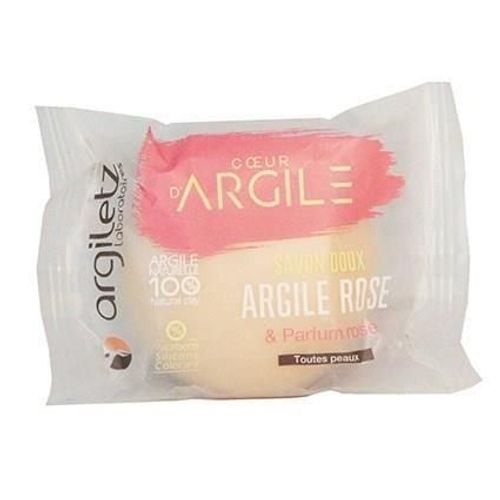 Argiletz Savon Apaisant Argile Rose - Parfum Rose - 100 G 