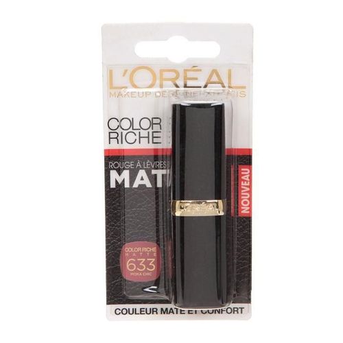 Gemey Maybelline Rouge A Levres Coloration Riche Mat 633 Moka Chic 