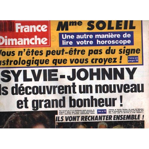 France Dimanche 2137 1987 Vartan Hallyday/Corynne Charby/Nino Ferrer/Michel Robbe/Christophe Malavoy/Douchka/Richard Anthony/Christophe Lambert/Presley