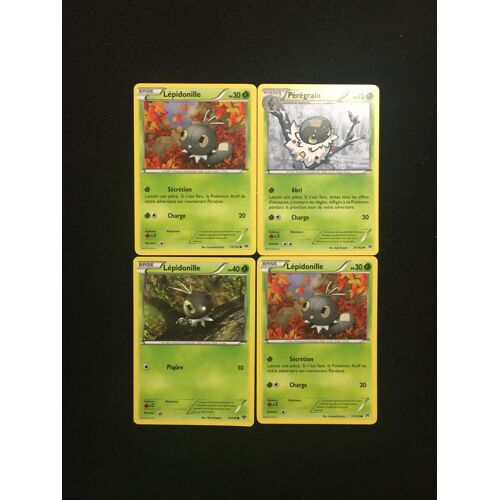 3x Lépidonille + Pérégrain (Pokemon)
