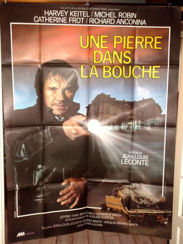 Une Pierre Dans La Bouche - 1983 - Affiche Originale Pliée 120 X 160 - Harvey Keitel