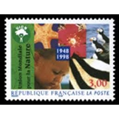 Cinquantenaire De L'Union Mondiale Pour La Nature Année 1998 N° 3198 Yvert Et Tellier Luxe