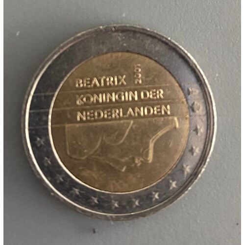 Pièce 2euros Beatrix Nederlanden 2001