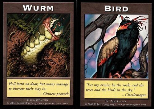 Token Magic - Wurm - Bird Vo - Recto / Verso 2002