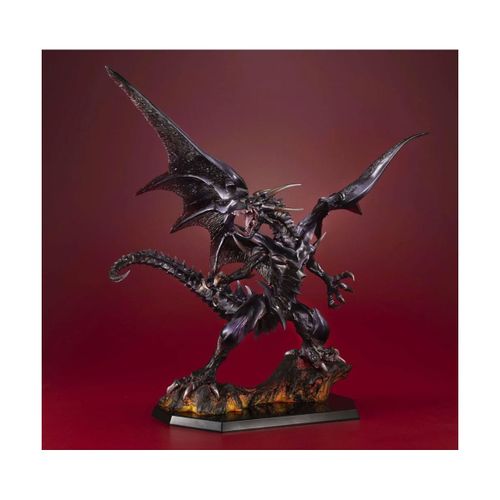 Yu-Gi-Oh ! Duel Monsters - Statuette Art Works Monsters Red-Eyes Black Dragon Holographic Edition 32 Cm