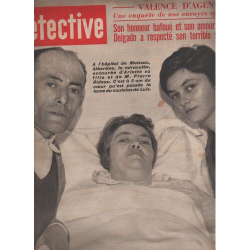 Détective N°1029 .Je Te Tuerai Albertine