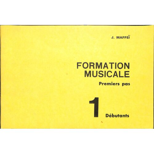 J. Maffeï - Formation Musicale Vol.1 - La Musique Par Écrit Vol.3-4