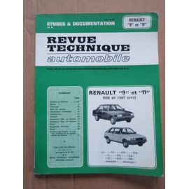 Revue Technique Automobile Pour Renault 9 Et 11 (1108 & 1397 Cm3)