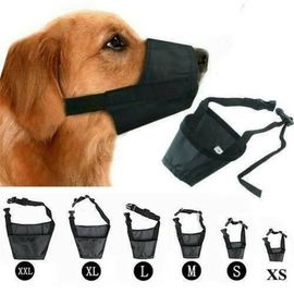 Muselière Pour Chien Pour Petits,Moyens Et Grands Chiens,Muselière En Nylon Souple Avec Boucle De Sécurité,Muselière Pour Chiot,Arrêter De Mordre,Aboiement,Accessoires Pour Chiens--L
