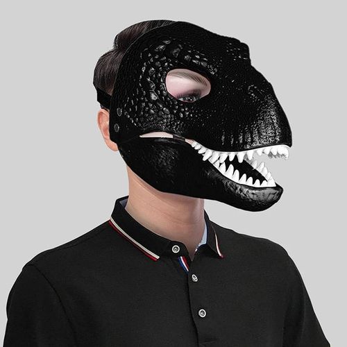 Couvre-Tête De Chien De Compagnie Masque De Dinosaure Masque De Dinosaure 3d Réaliste Raptor Dino Masque De Dinosaure À Mâchoire Mobile--A6