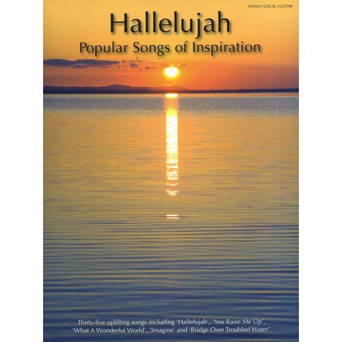 Sam Harrop : Hallelujah: Popular Songs Of Inspiration - Recueil Piano, Voix Et Guitare Musam1000659 9781849385572